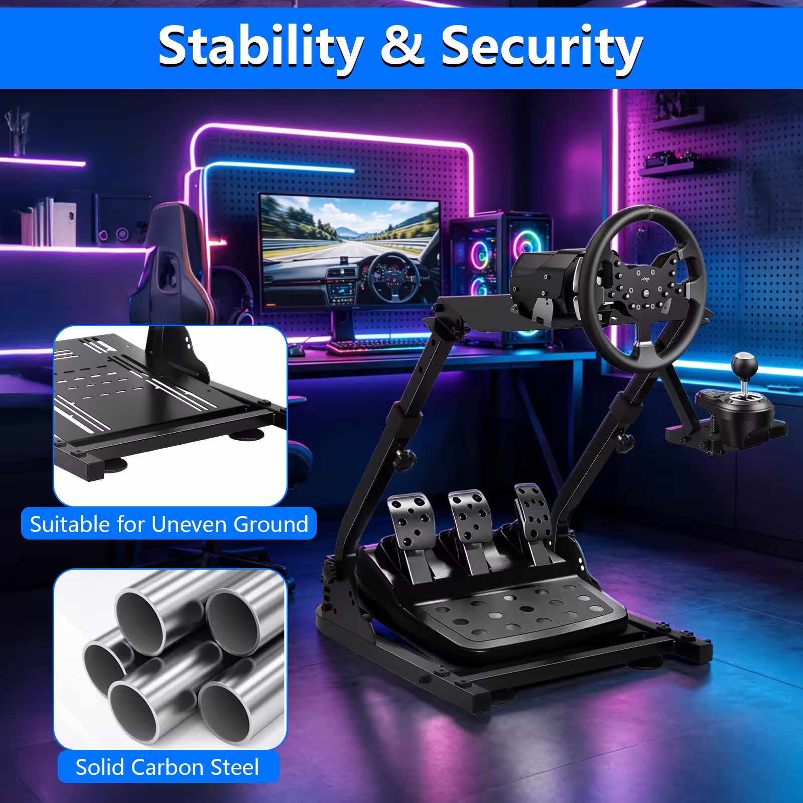 Support de volant pliable