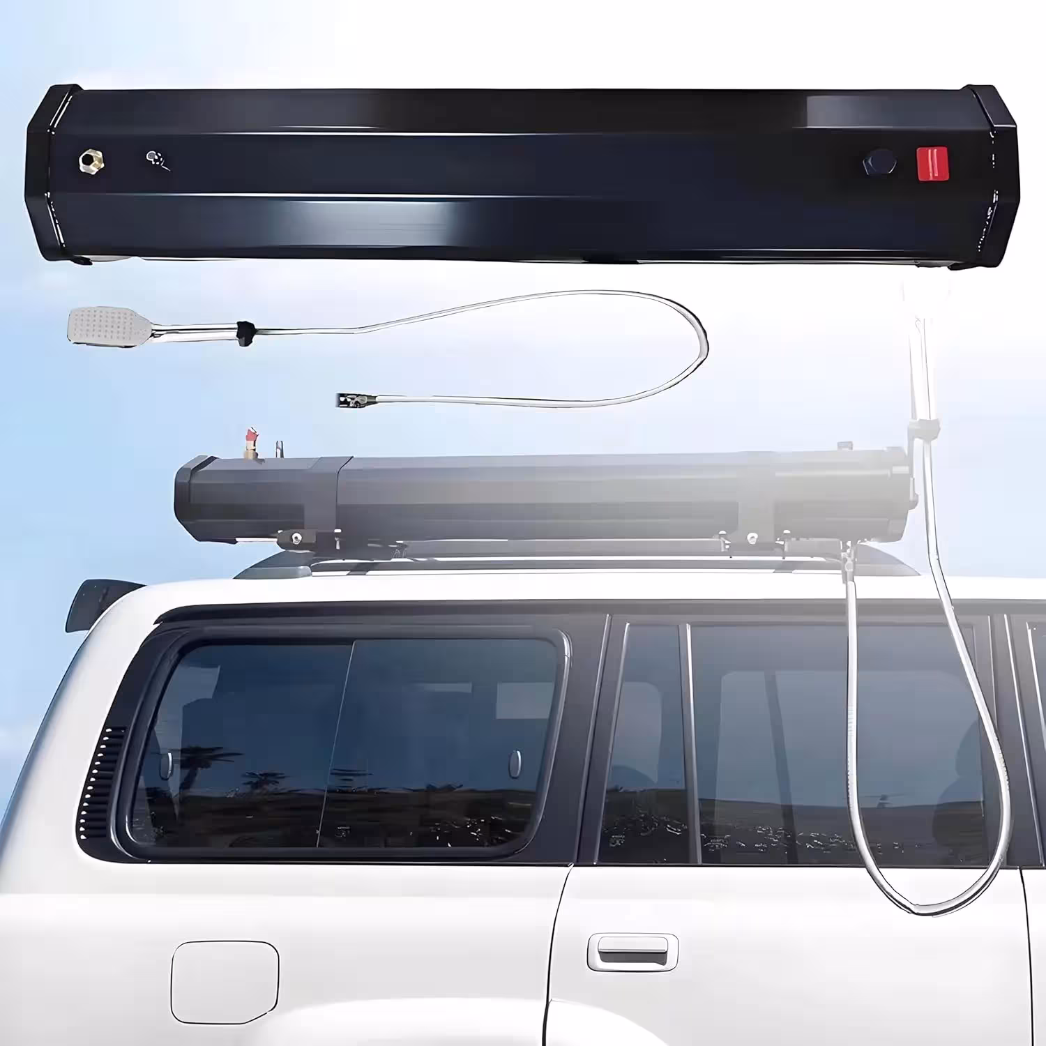 car shower water tank