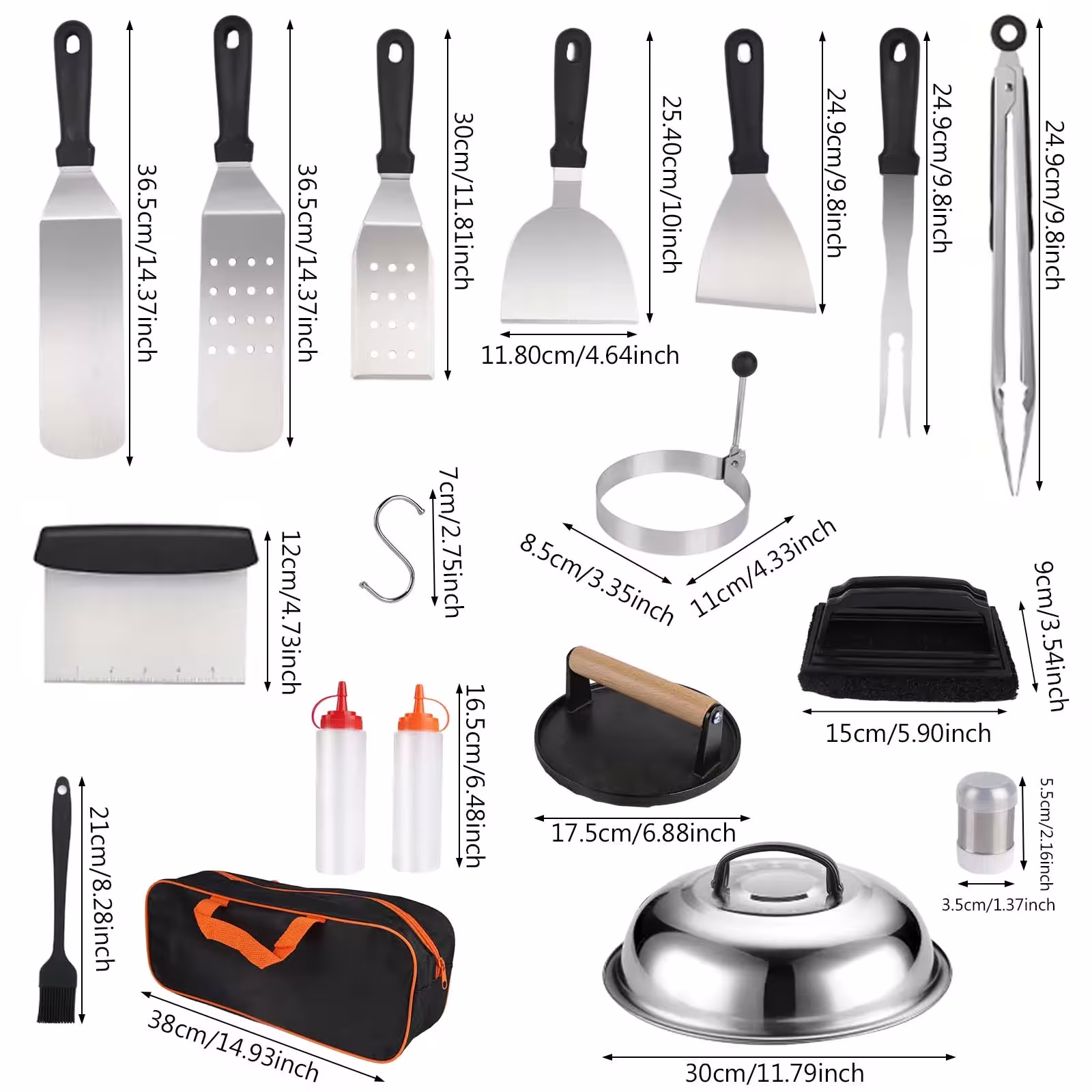 ensemble d'outils pour barbecue