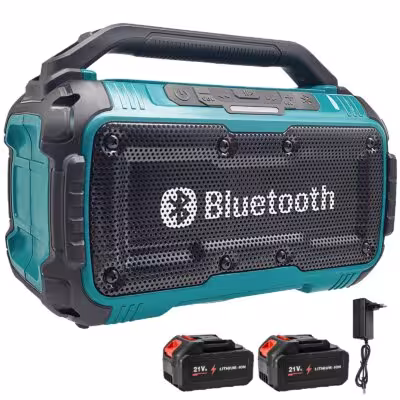 KWBT Pro Portable Bluetooth Speaker with 40W Stereo Sound, Rich Bass, Dual-channel Waterproof, 30 Hours Playback Time, Stereo Surround Sound, 3 EQ 1