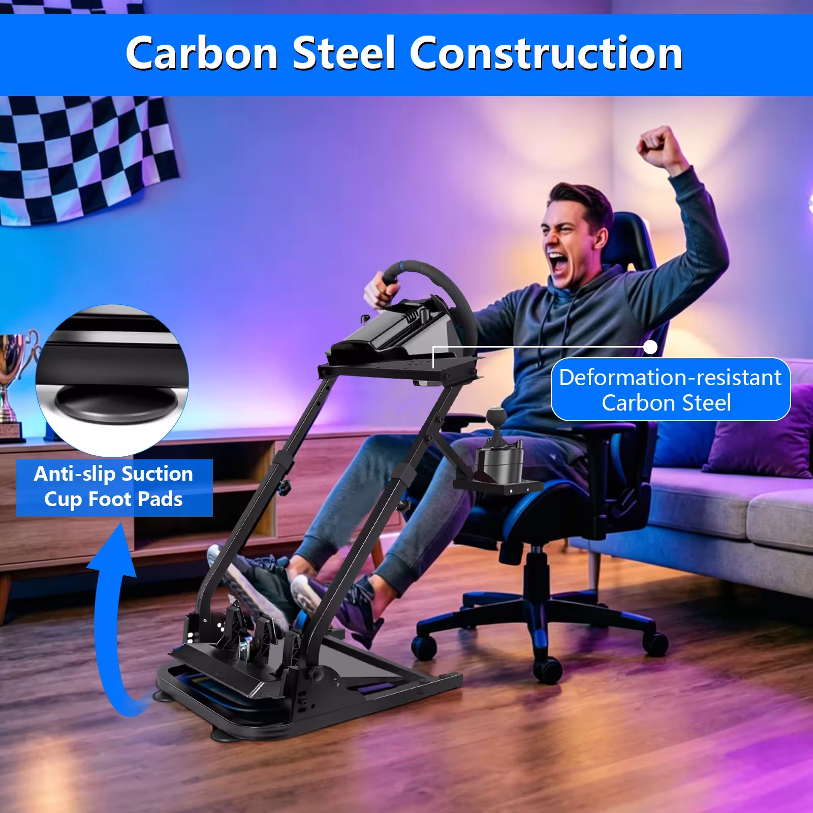 Support de volant pliable