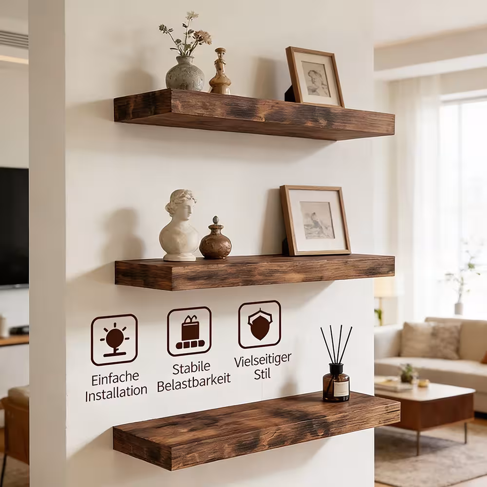 Wall shelves