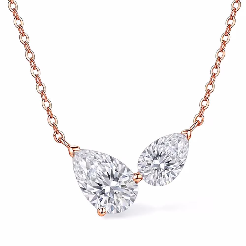 collier en moissanite