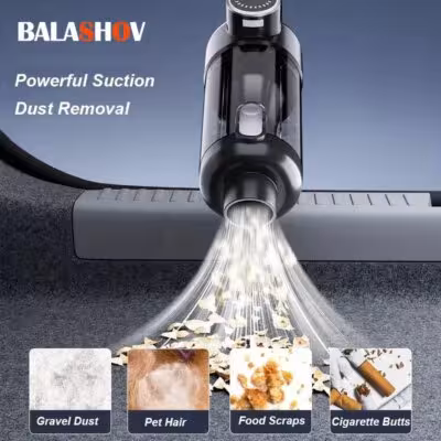 Handheld Wireless Vacuum Cleaner Strong Suction Mini Car and Home 18000Pa LED Screen Display Vacuum Cleaner One-Key Car Home Office Pet 1