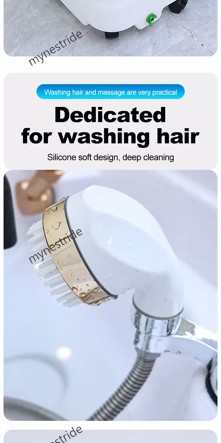 sedia per lavaggio capelli per spa mobile