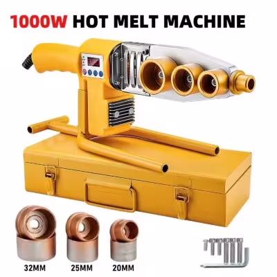 1000W Plastic Pipe Welding Machine 220V Home Professional Hot Melt Tool Pipe Welding Tools Suitable For PB/PP/PE/PPR Pipe Up To 320℃ 1