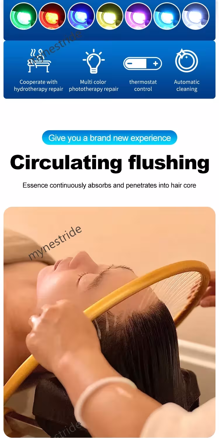 sedia per lavaggio capelli per spa mobile