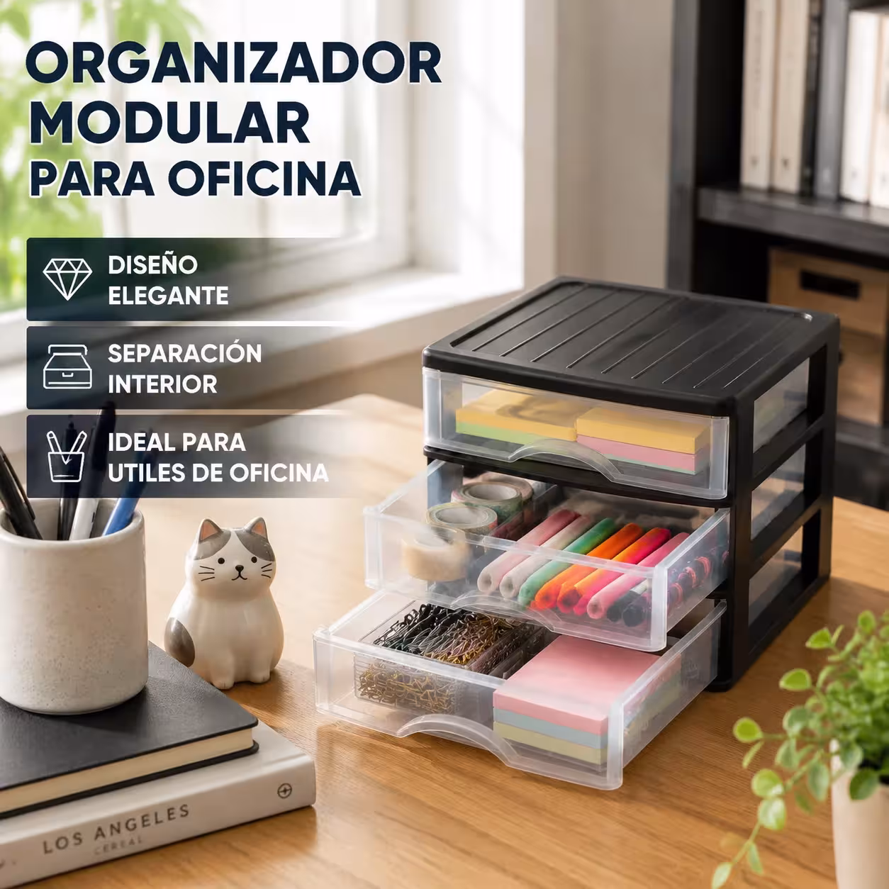 organizzatore trasparente per cassetti