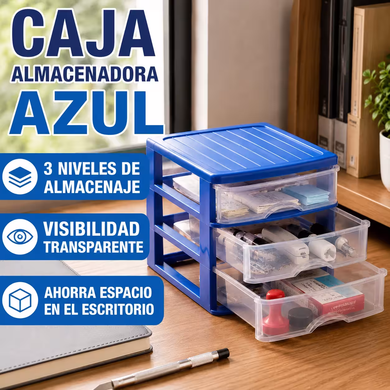 organizzatore trasparente per cassetti