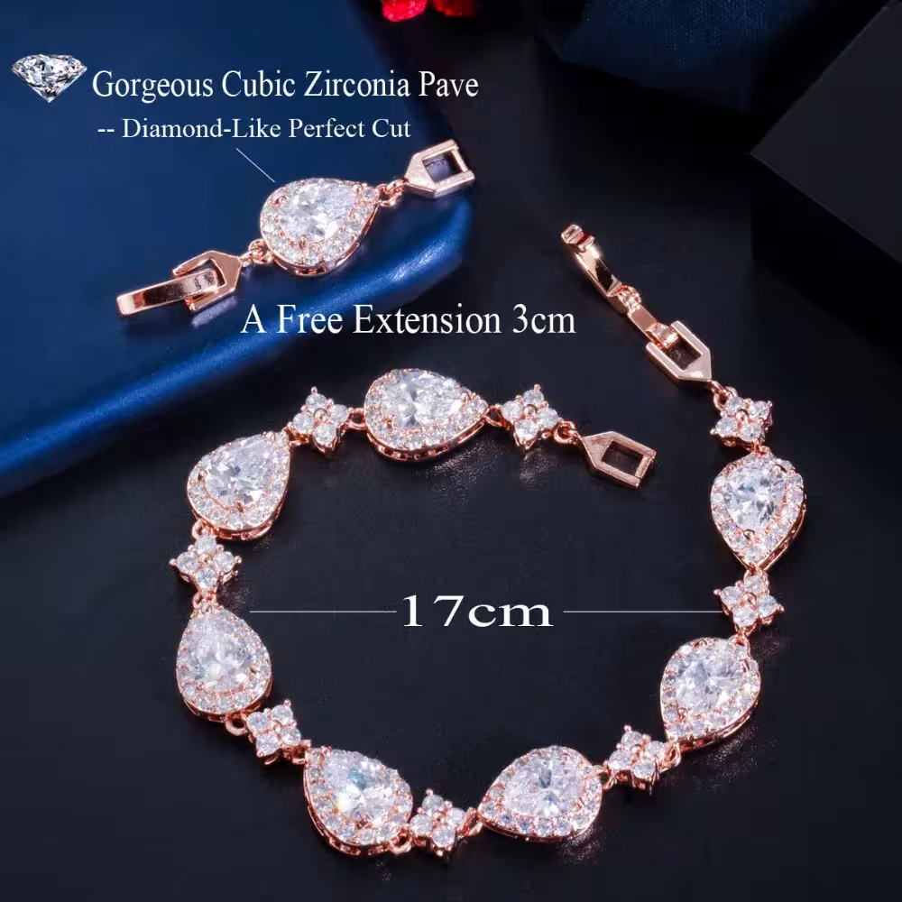 cubic zirconia bracelet for women