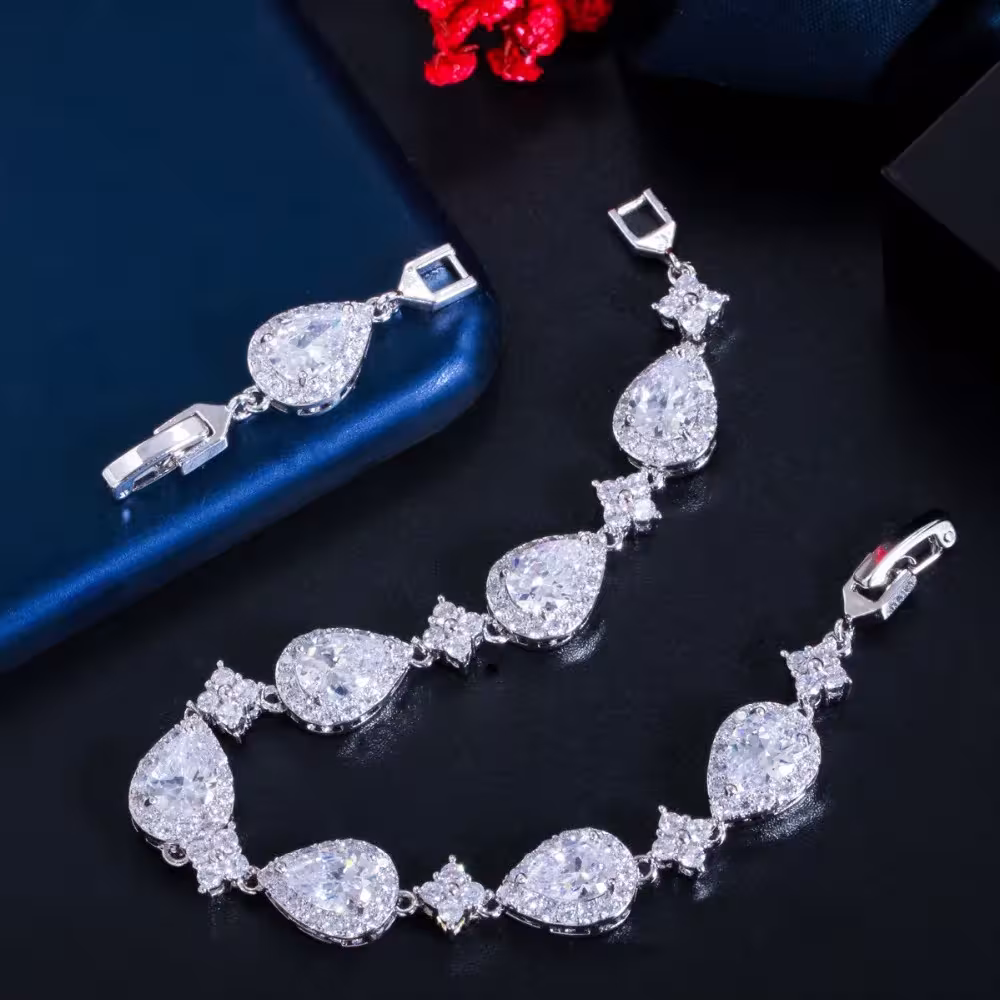 cubic zirconia bracelet for women