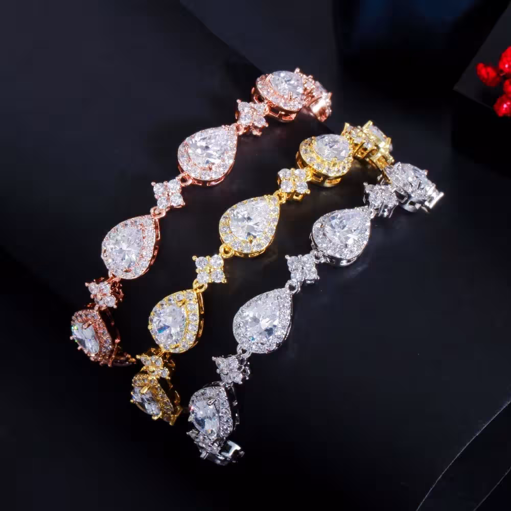 cubic zirconia bracelet for women