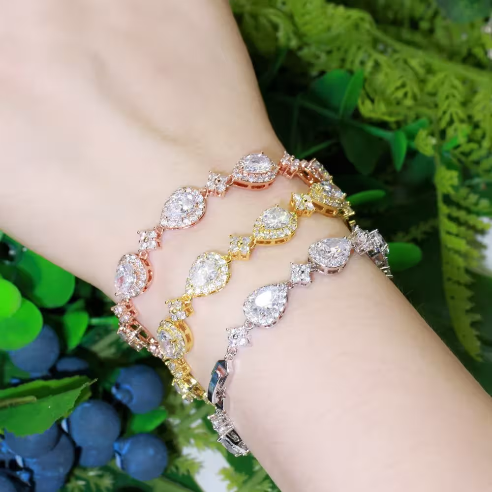 cubic zirconia bracelet for women