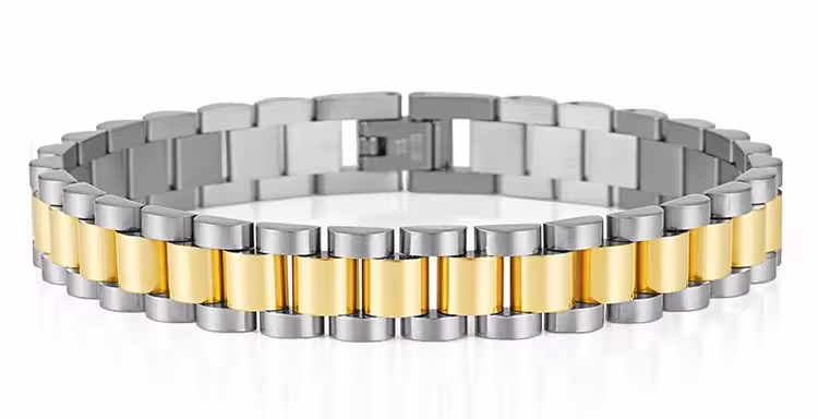 bracciale da uomo in acciaio inossidabile