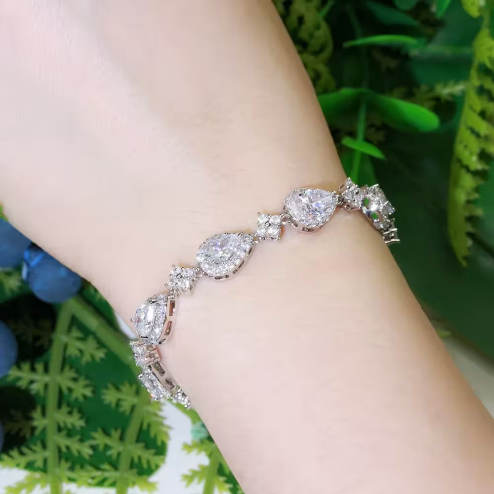 cubic zirconia bracelet for women