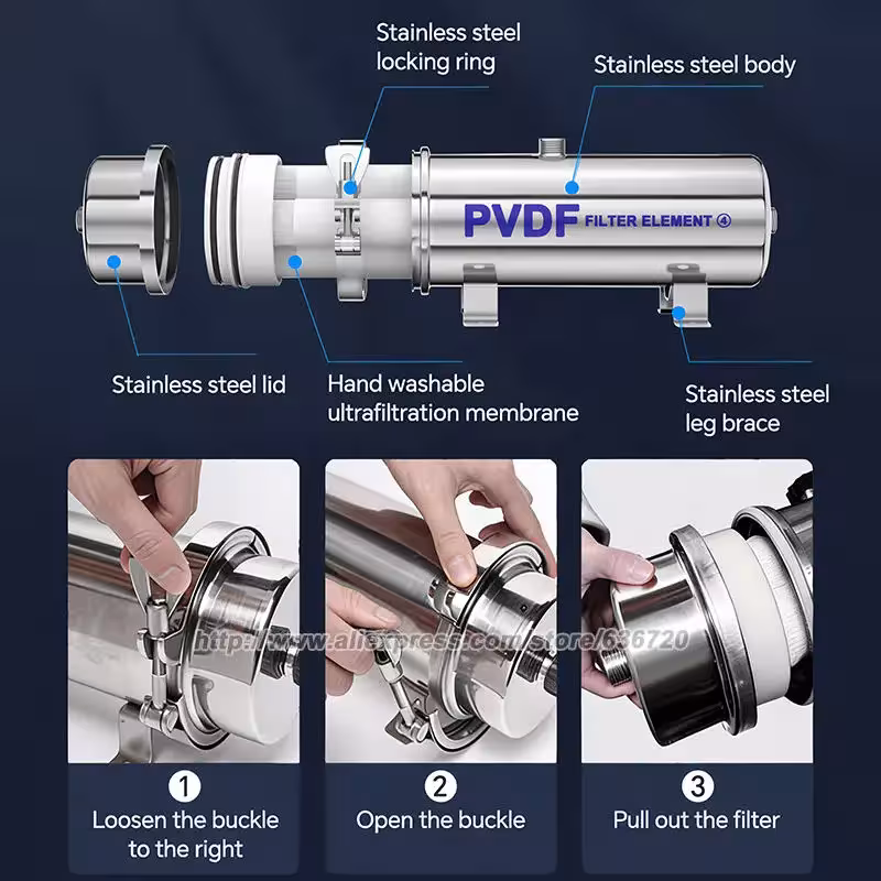 système de filtration de l'eau 6500L
