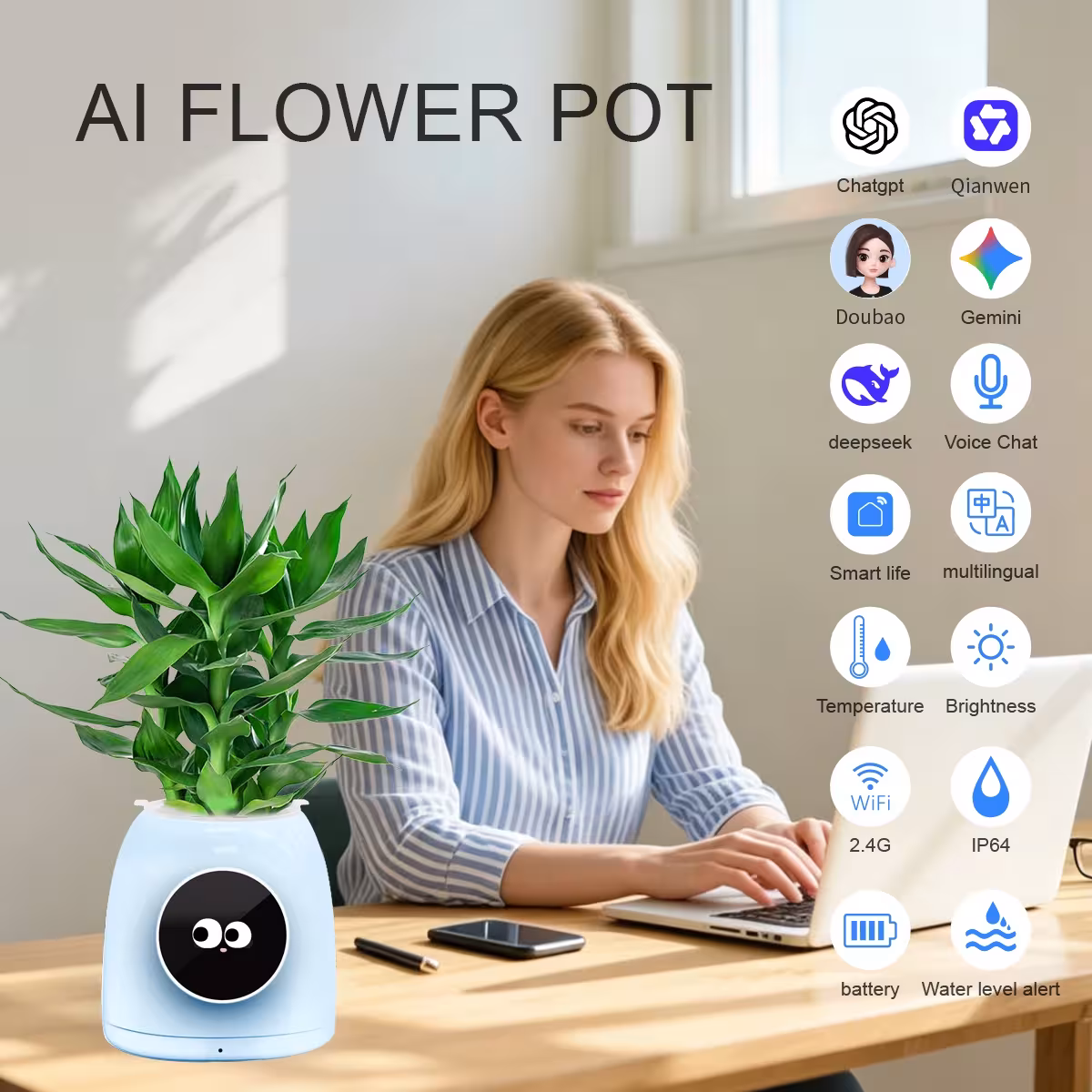 AI flower vase