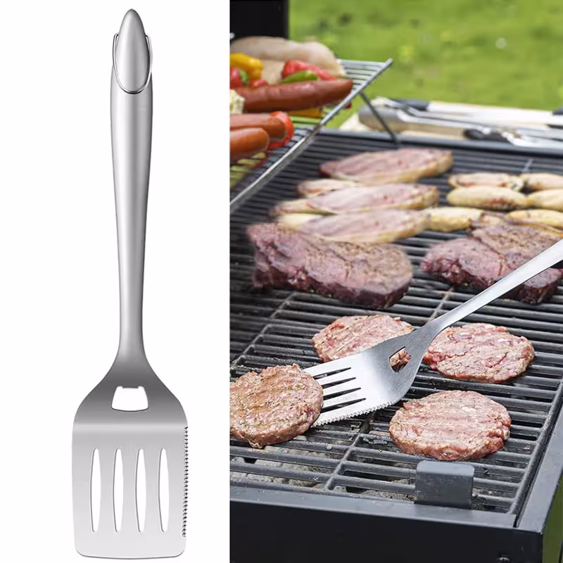 Stainless steel grill tool set