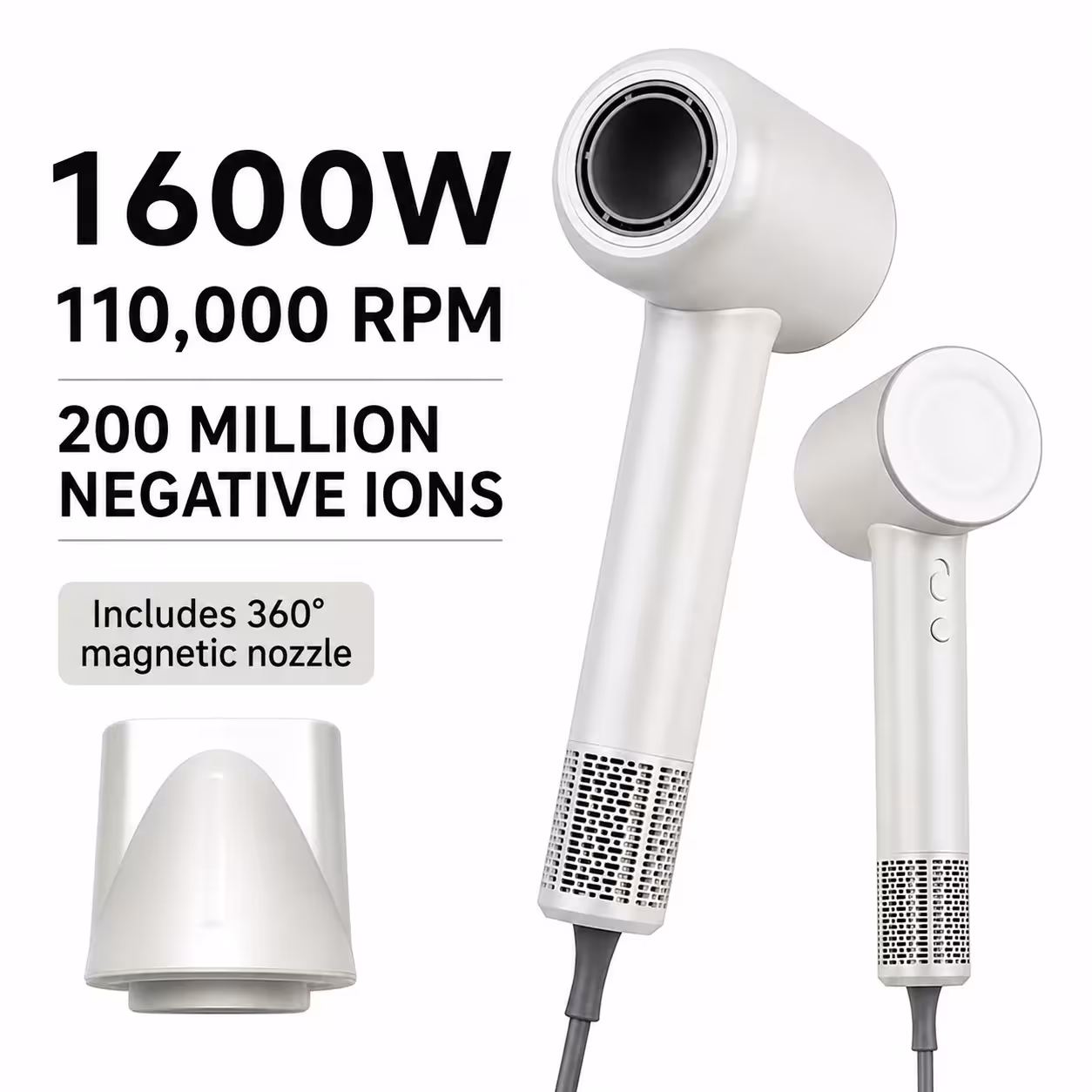 Ionic hair dryer