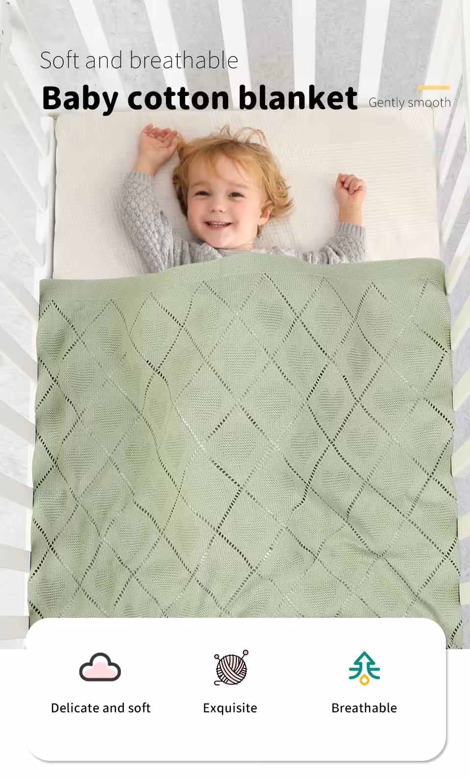 coperta morbida per neonati