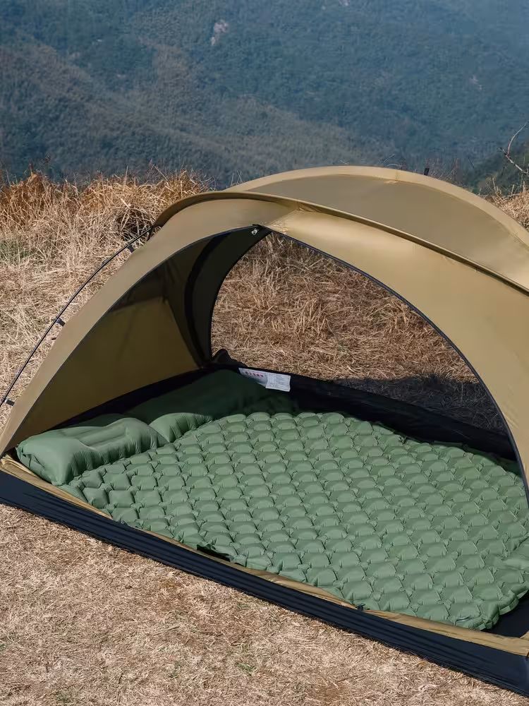 double inflatable camping mat