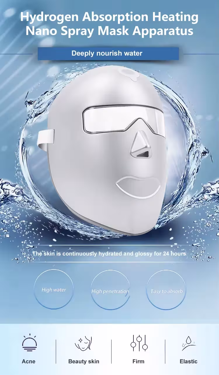 Mascarilla facial de hidrógeno