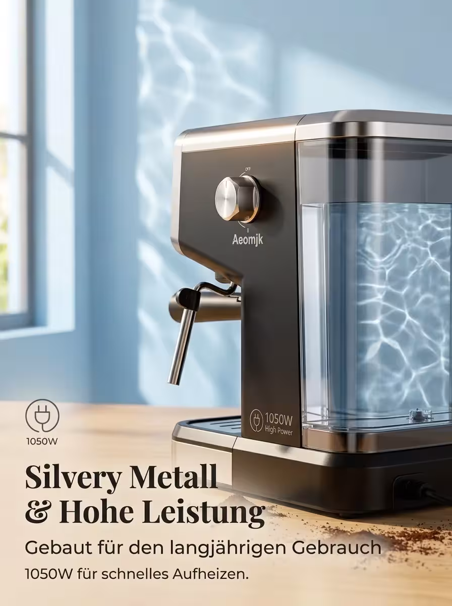 Espresso coffee machine with touch screen