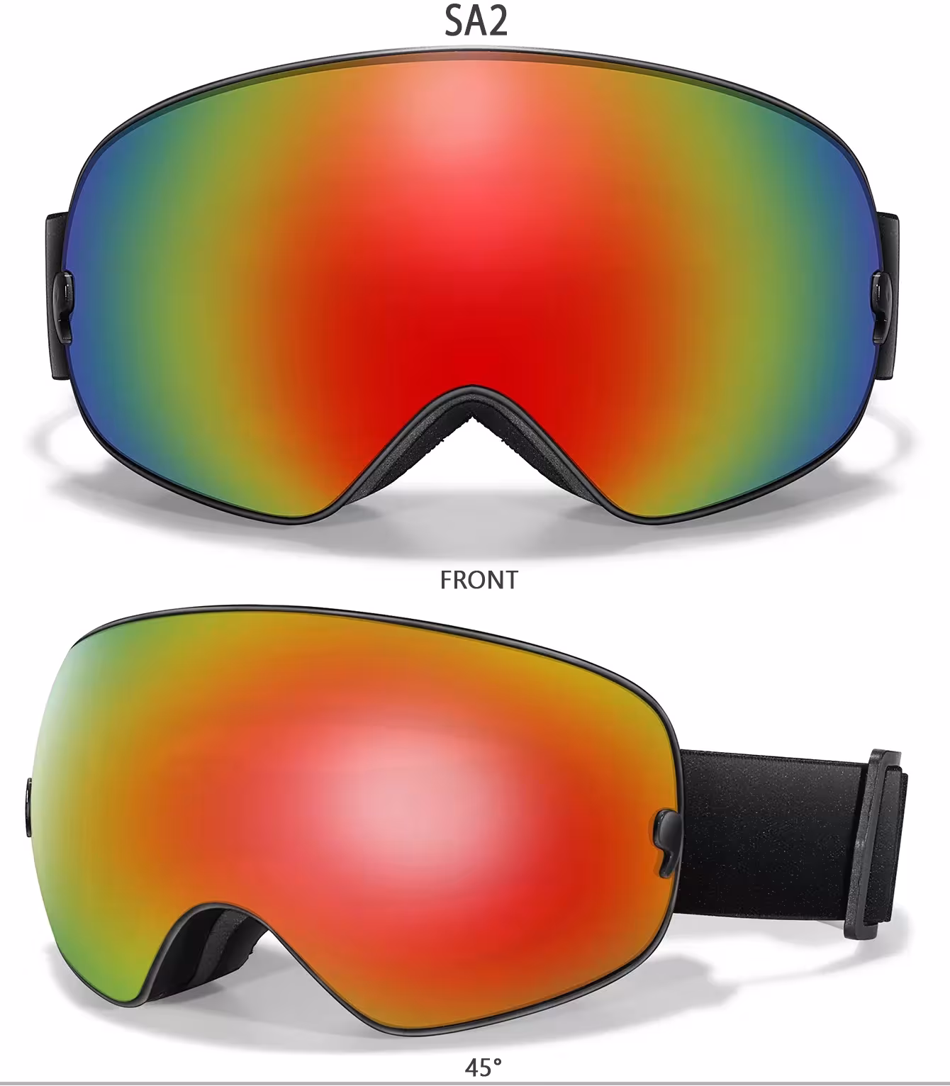 slidinėjimo akiniai su UV400 apsauga