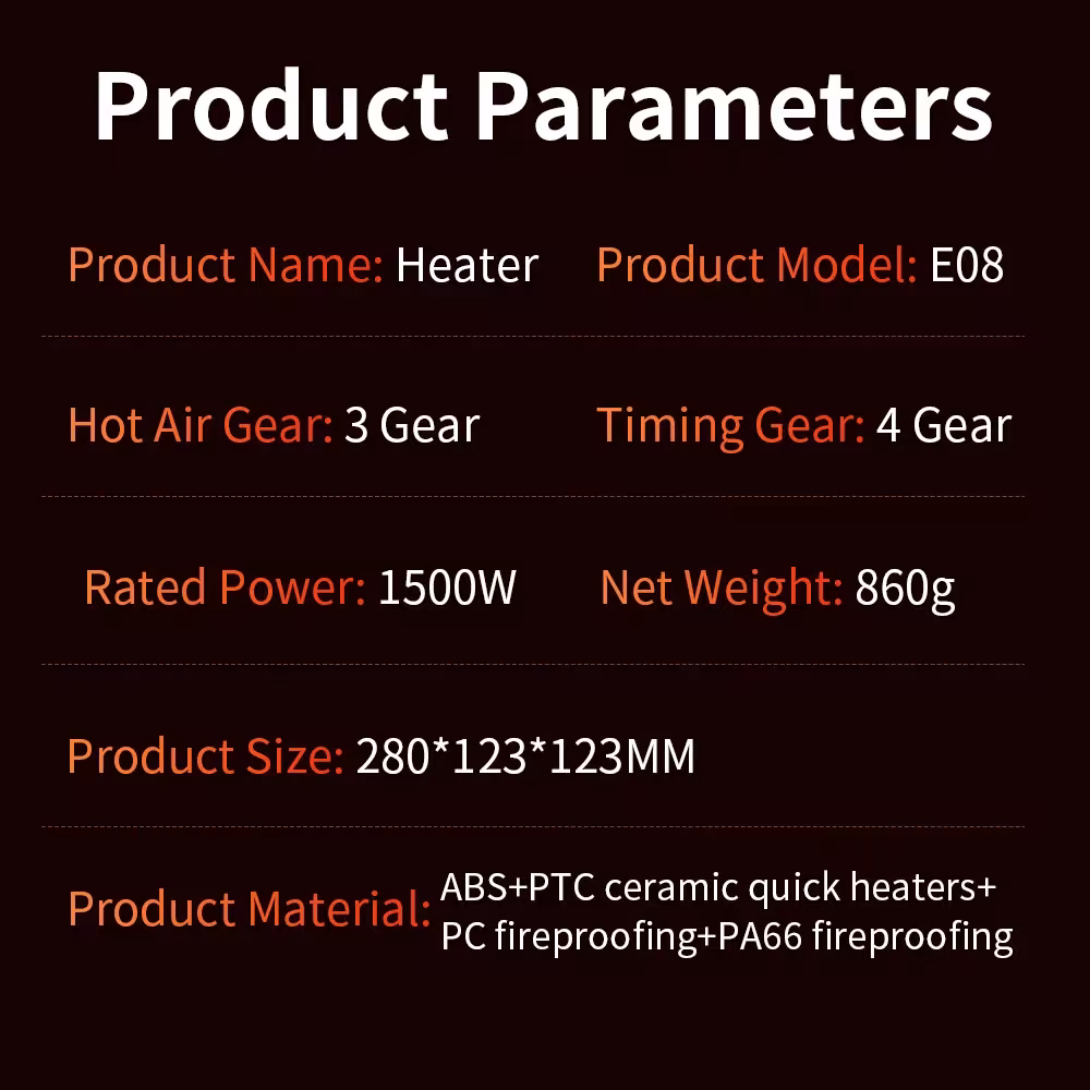 Portable electric heater