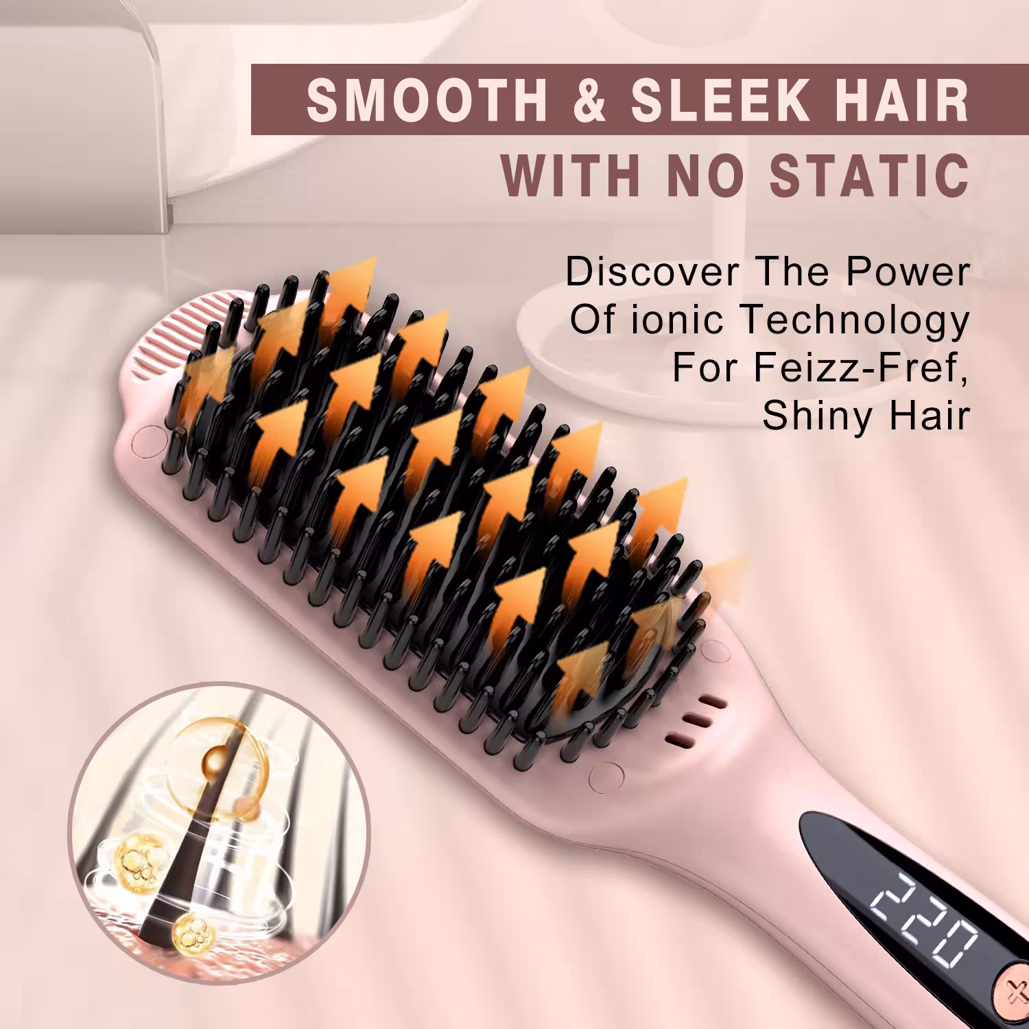 Brosse lissante ionique