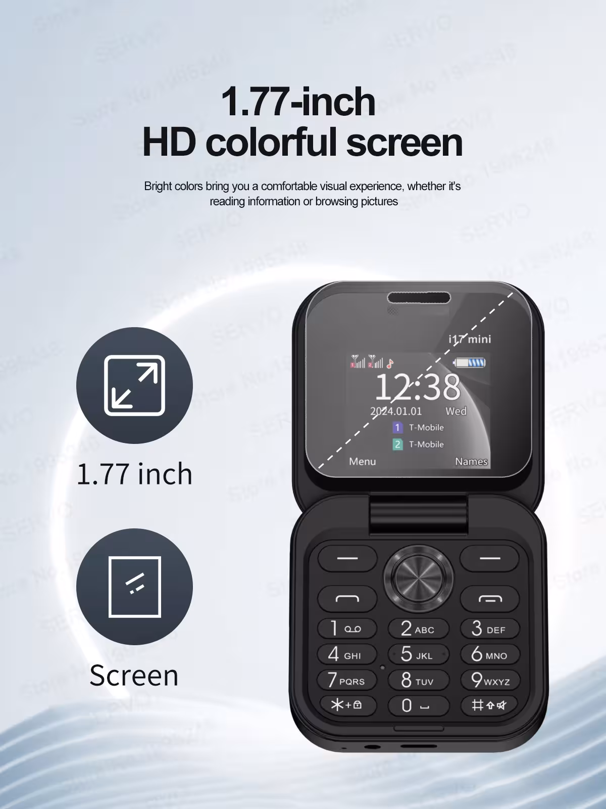 small, flexible mobile phone 2G