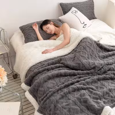 Throw Blanket for Sofa Winter Blanket Double Queen King Size Home Warm Plaid Comforter Bedspreads On The Bed Bedding Sheet 1