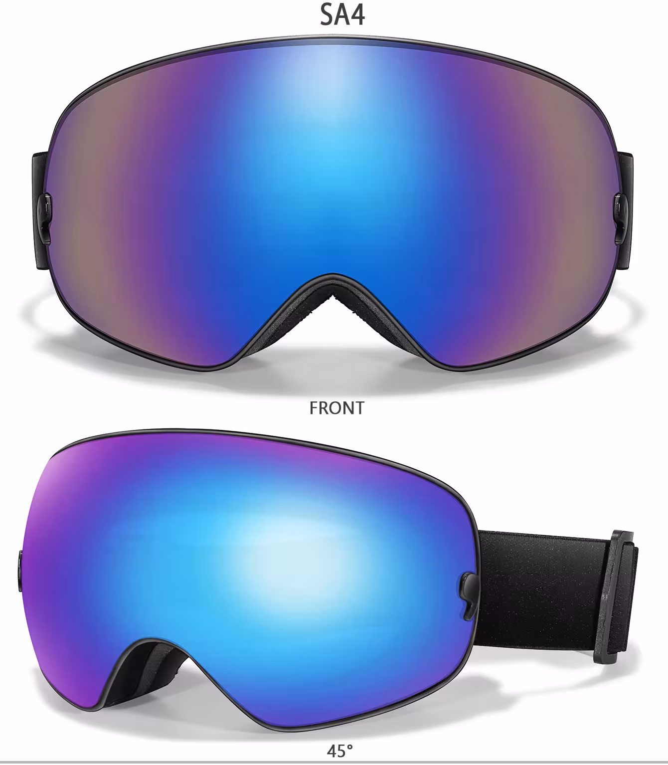 slidinėjimo akiniai su UV400 apsauga