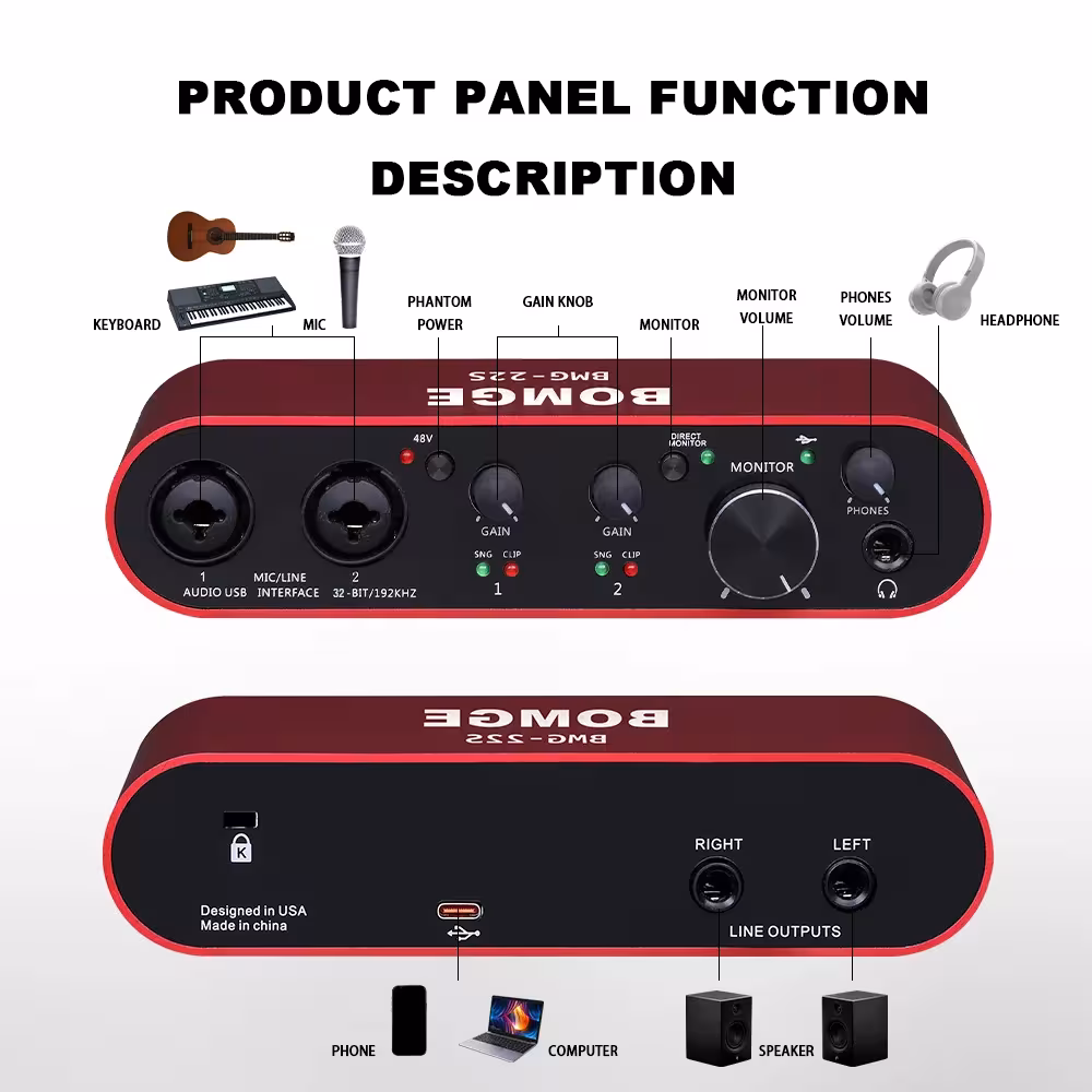 BOMGE BMG-22S sound card