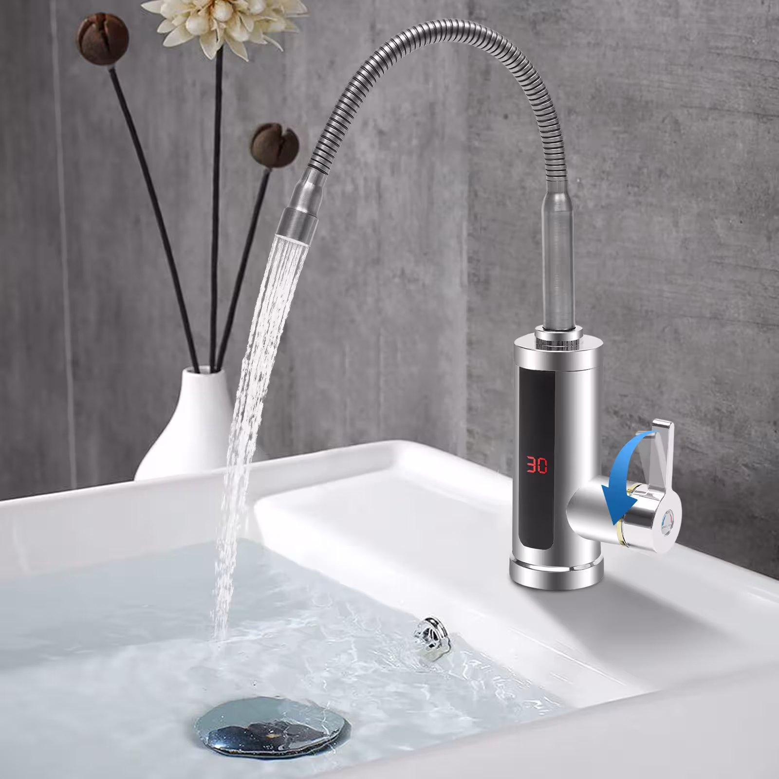 riscaldatore elettrico per acqua con miscelatore