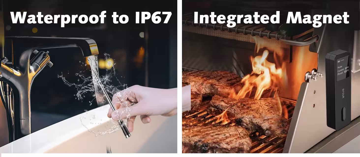 thermomètre de cuisson sans fil avec Bluetooth