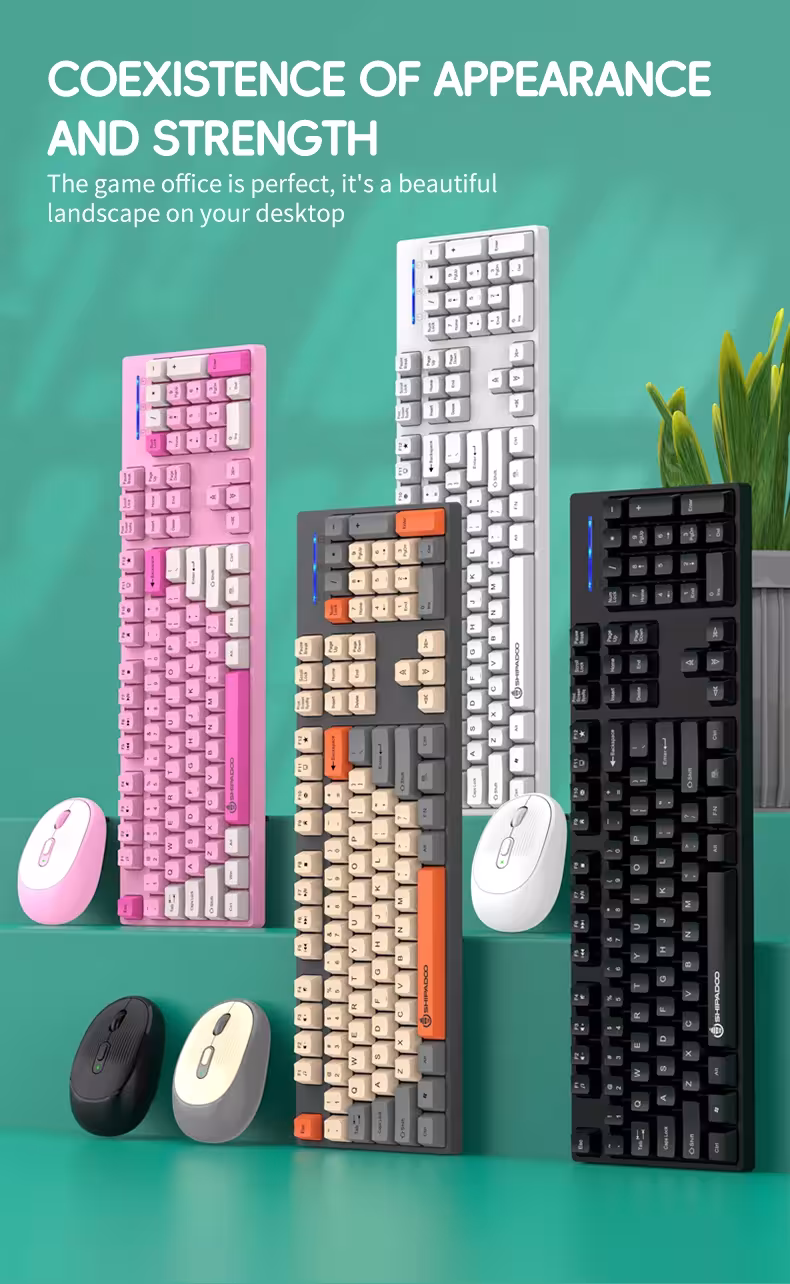 kit de clavier et souris sans fil pour jeux