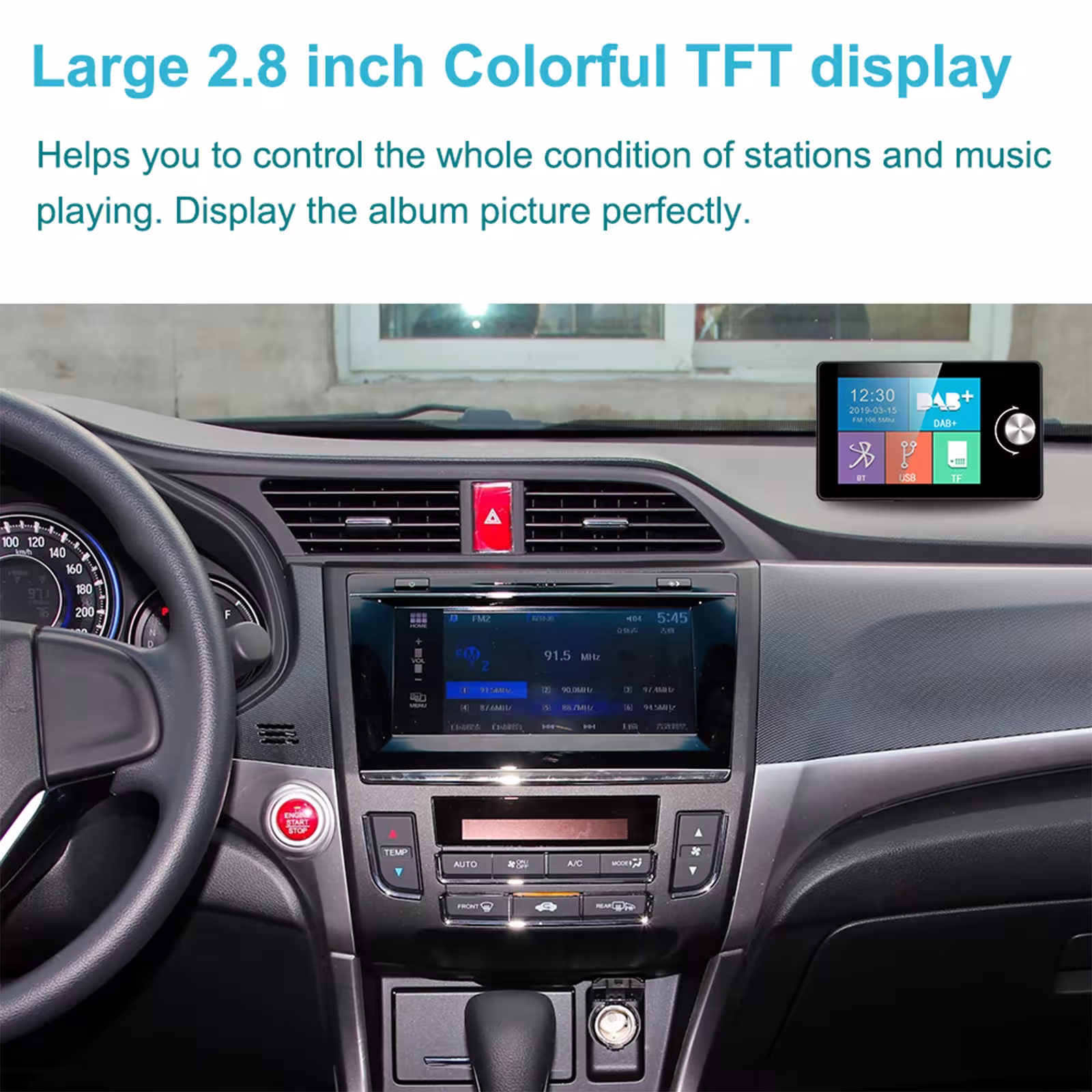Car DAB radio adapter