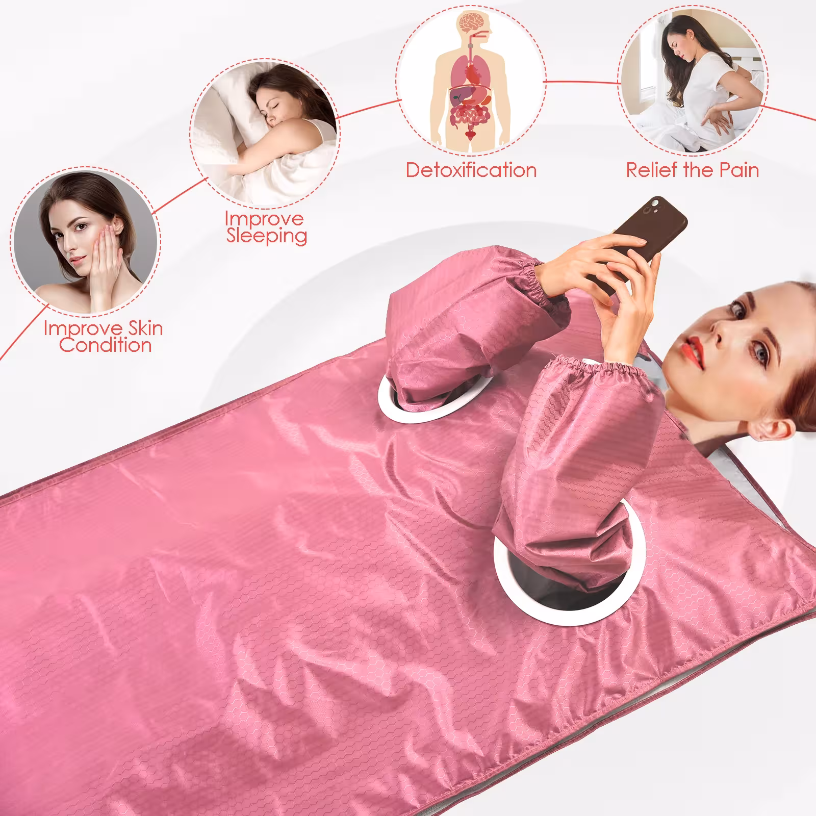 couverture de sauna infrarouge