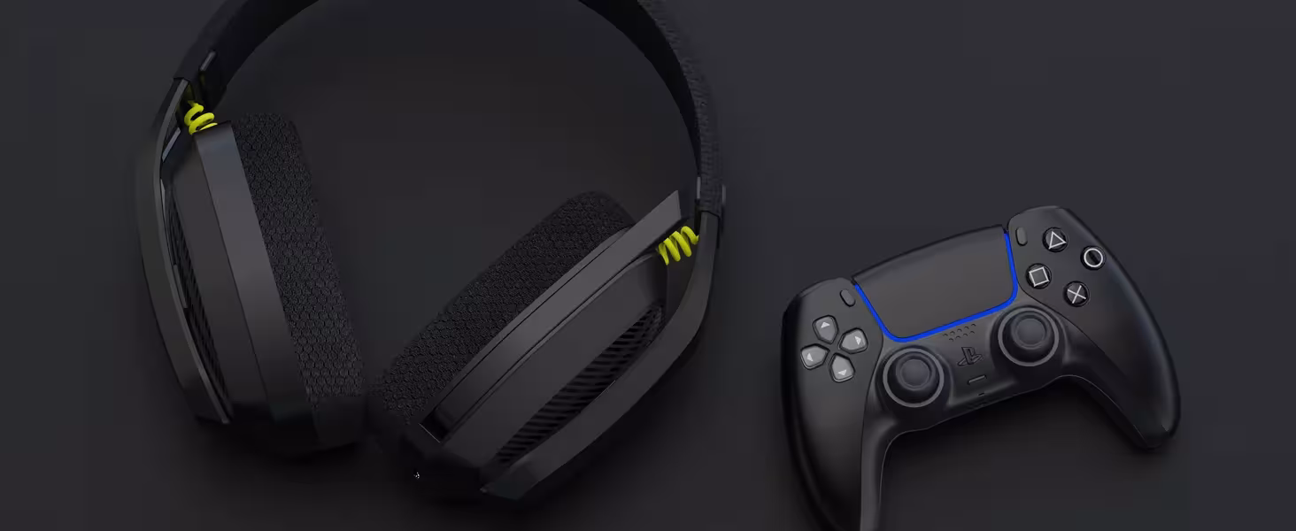 Casque de jeu sans fil avec microphone