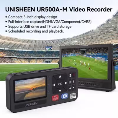 Dispositivo de grabación de video UNISHEEN UR500A-M 4K, convertidor de VHS a digital, 1080P 60FPS