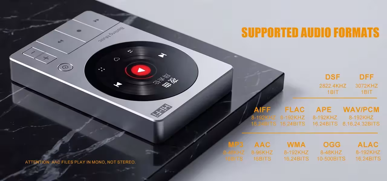 Lecteur MP3 HiFi avec DAC ES9018