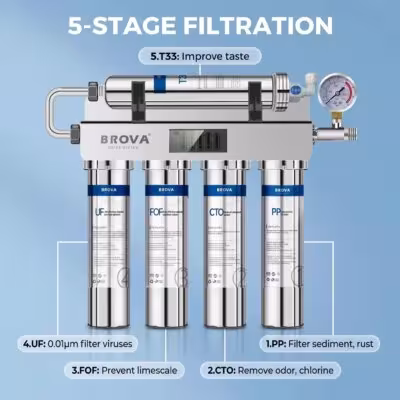 5 stage Ultrafiltration Water Purifier Kitchen Water Filter Household Direct Drinking Water Purifier TapWater Filter 1