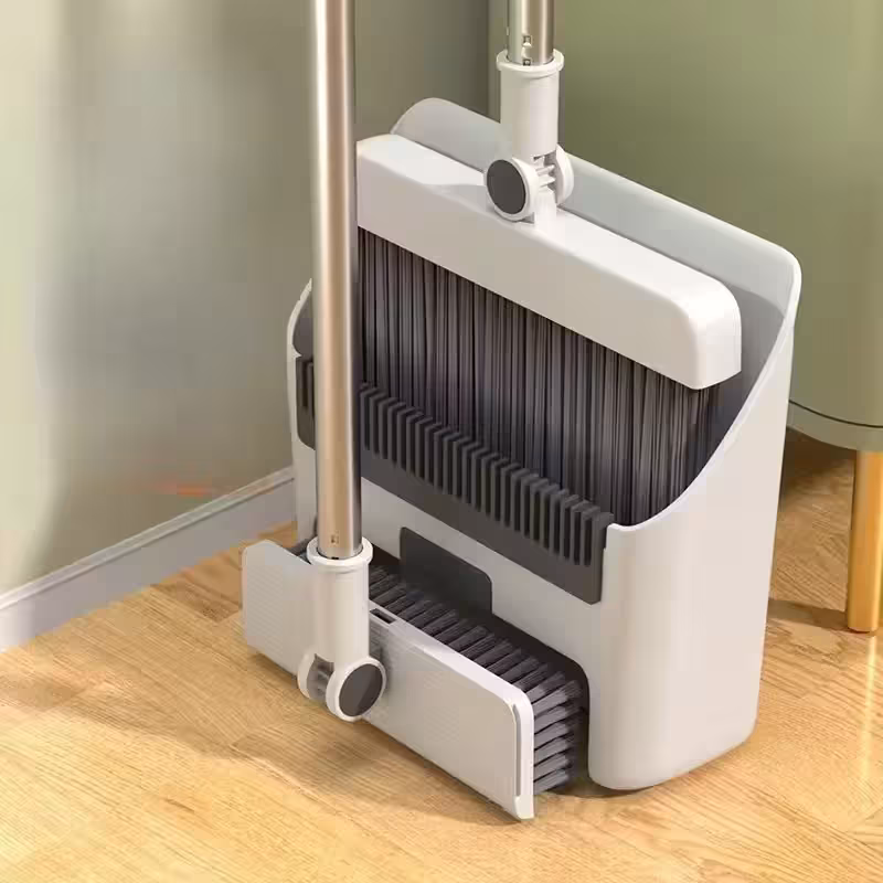 Set di pulizia 3 in 1 per la casa: spazzola con setole morbide, paletta e spolverino