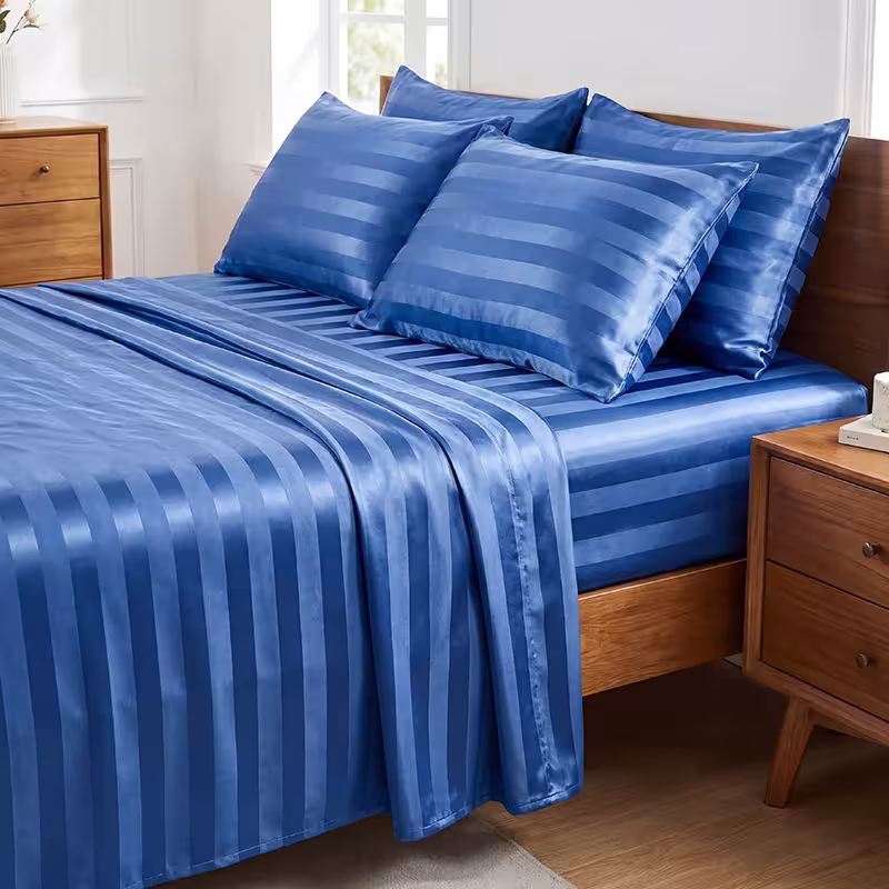 juego de sábanas de satén