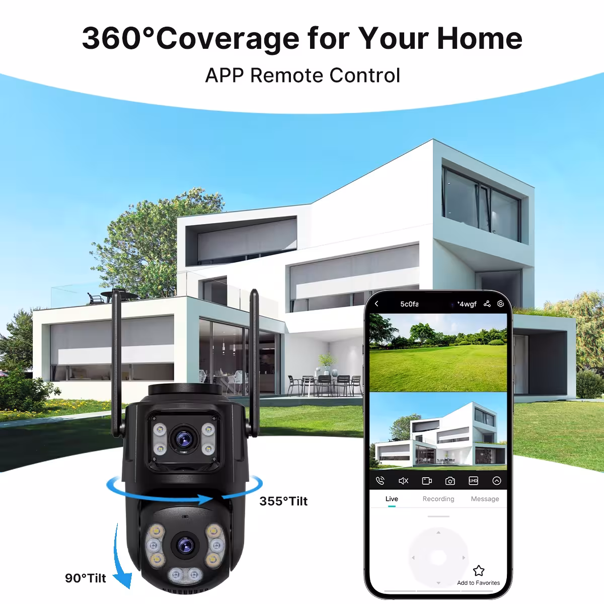 caméra wifi PTZ pour l'extérieur