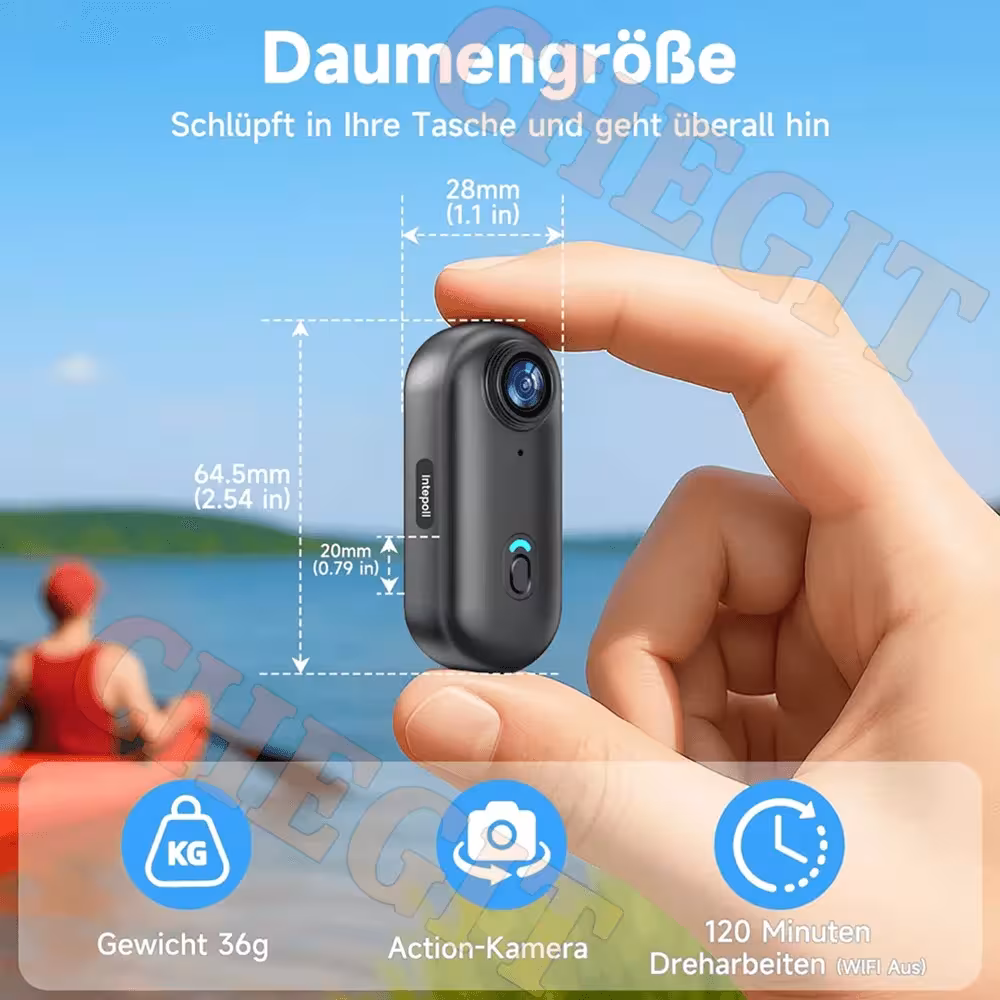 4K HD mini WiFi veiksmo kamera motociklui, dviračiui, augintiniams, nešiojama ant kūno