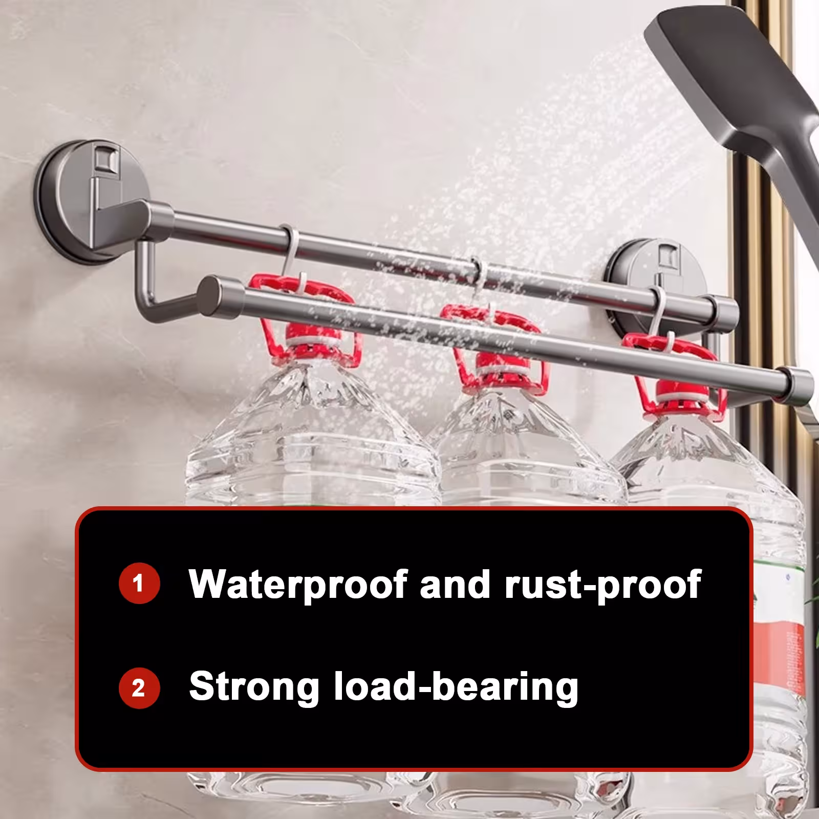 Bathroom towel holder
