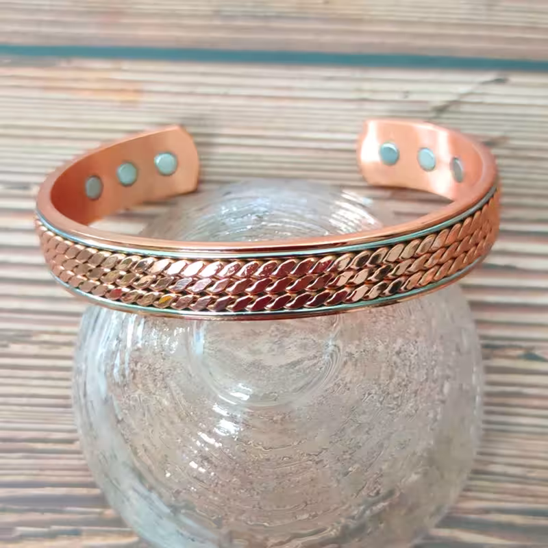 bracciale magnetico in rame puro