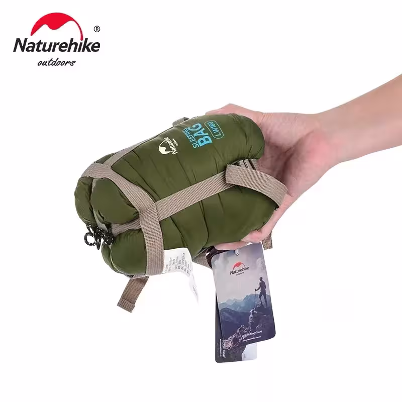 Sac de couchage Naturehike LW180 ultraléger en coton, imperméable, pour randonnée et camping